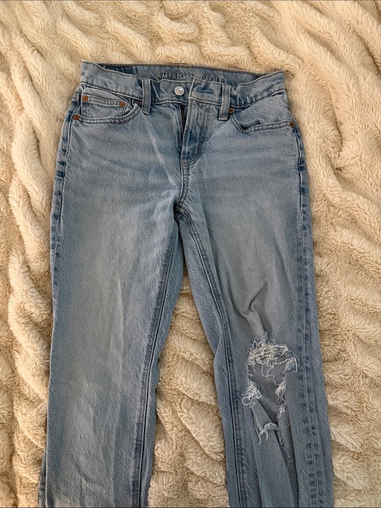 American Eagle Outfitters Denim - American Eagle Outfitters Light Blue Skinny Distressed Jeans